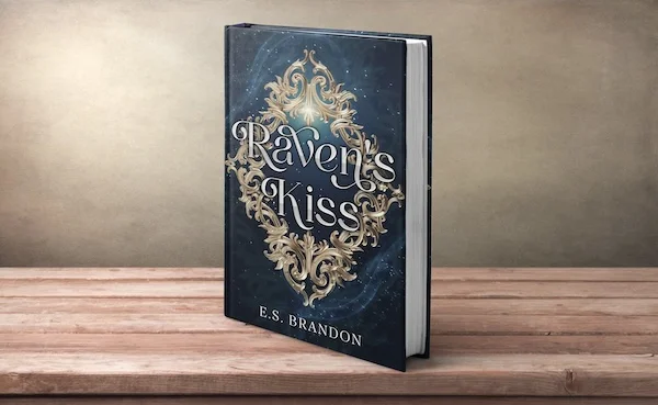 Raven's Kiss - 3D book mockup